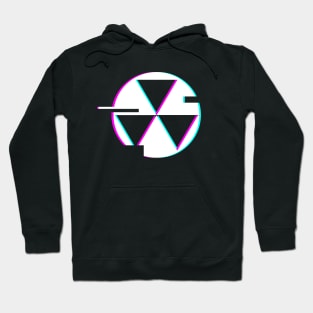 Glitch Nuclear Fallout Shelter Sign Hoodie